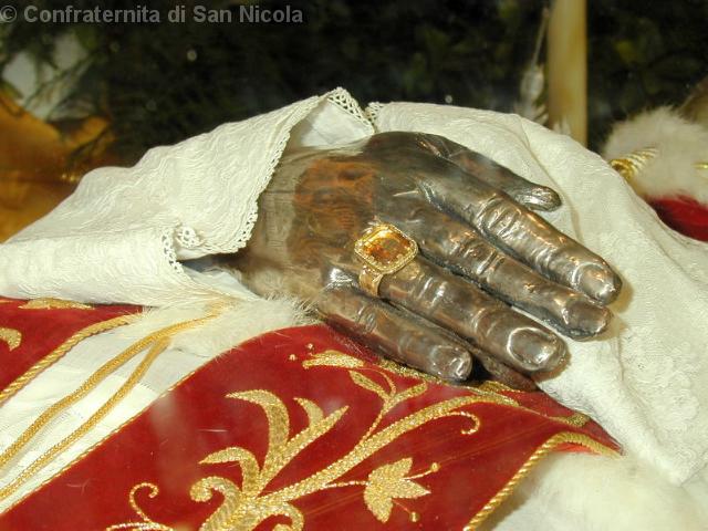 Particolare della mano