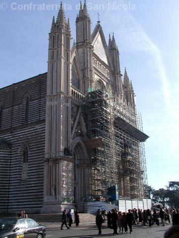 Panoramica del Duomo in restauro