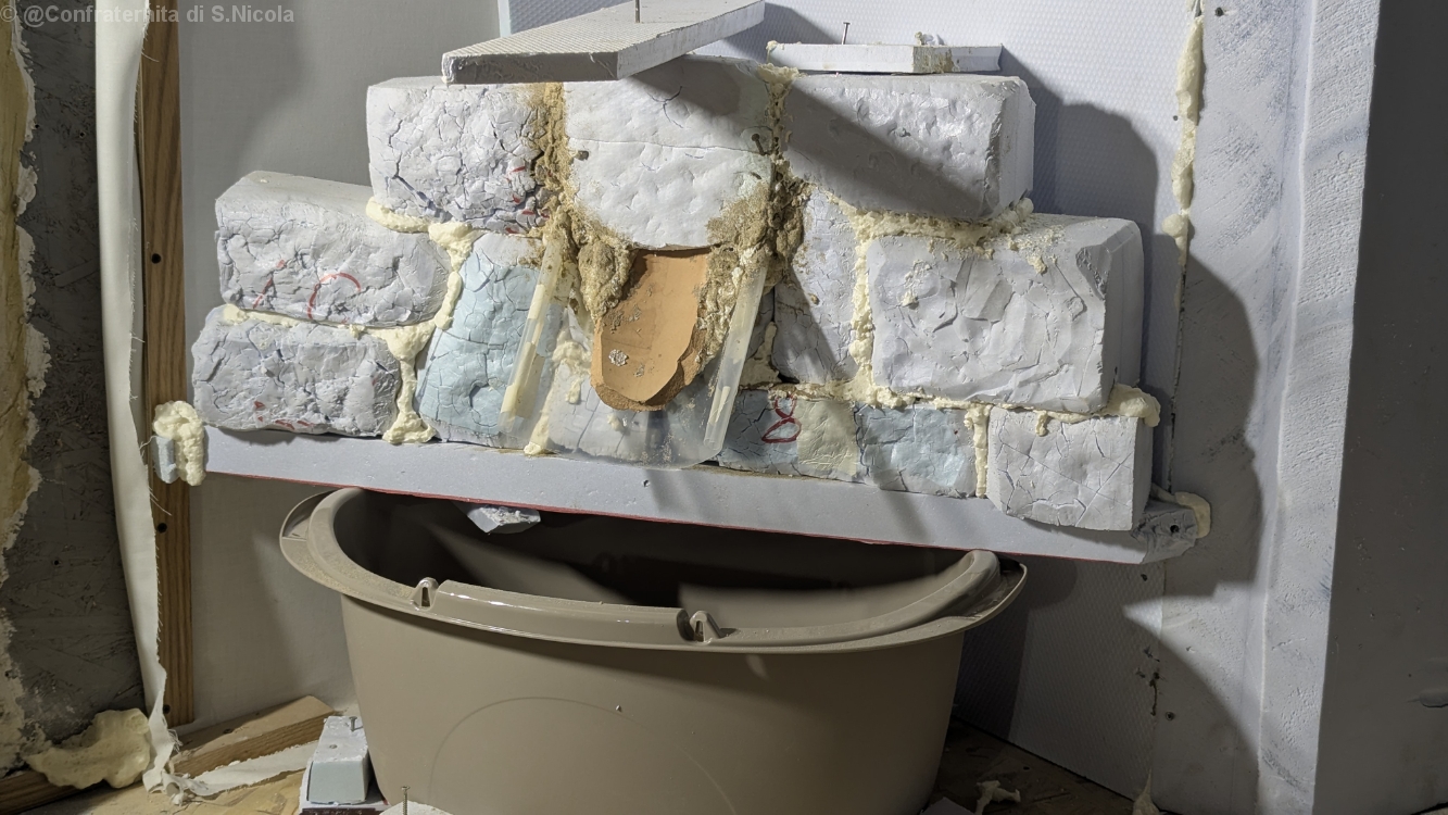 Nuova fontana nel presepio