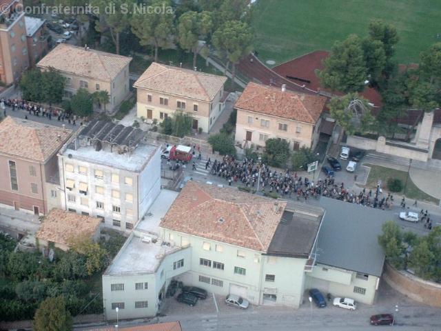 Processione vista dall'alto