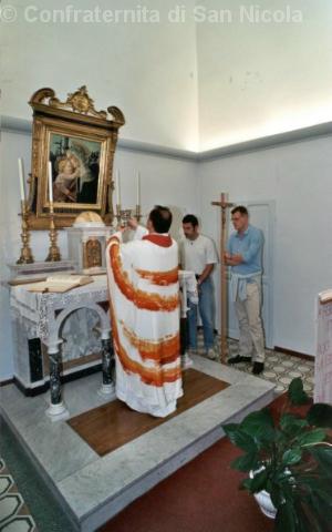 Celebrazione Santa Messa durante il ritiro spirituale