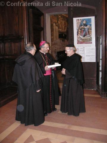 I ringraziamenti da parte del Vescovo